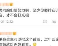 男比女多三千万人引男性恐慌 在不努力你将注定＂单身＂