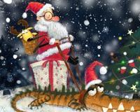 圣诞老人和驯鹿背后的故事