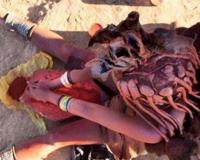 非洲纳米比亚辛巴族 女人袒胸露乳一辈子不洗澡