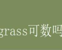 grass可数吗