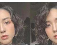 流行的泡面头发型