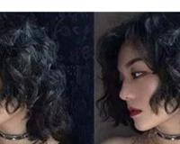 流行的泡面头发型