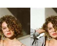 流行的泡面头发型