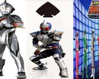 三大特摄同年TV作品 全年番 比较