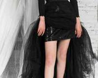 黑纱裙配什么上衣