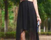 黑纱裙配什么上衣