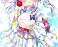 动漫中的和服少女