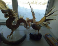 角雕不仅仅是一种动物还是一门手艺，角雕手艺接近失传