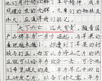 衡水体是什么意思(给你看个学霸的衡水体作文范文图片)