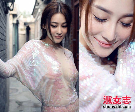 女明星卖肉照 女明星透视露肉照