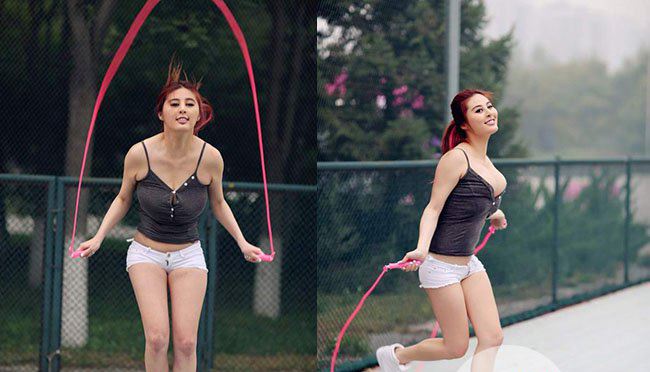 张永歆破衣门图片 硕大的巨乳亮瞎网友的眼睛