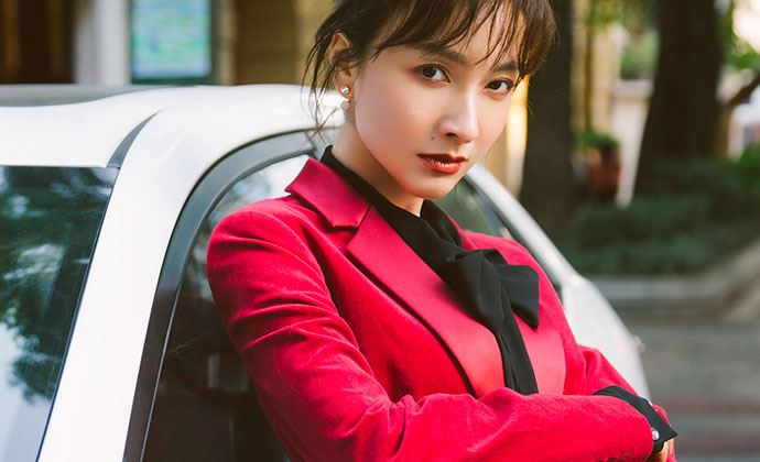 吴昕开的什么车 简直就是秒变女神