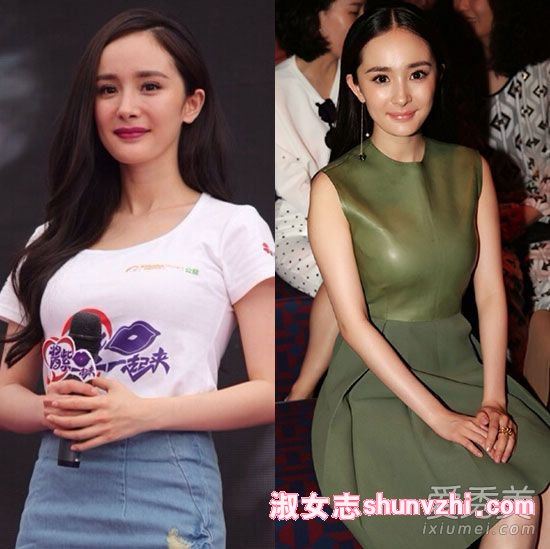 杨幂摆一字马 杨幂劈腿照