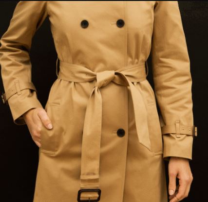 风衣有扣腰带系法图解 风衣腰带系法图解