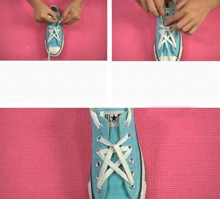 蝴蝶结鞋带的系法图解 鞋带蝴蝶结怎么系