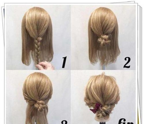  齐肩发的简单扎法12种