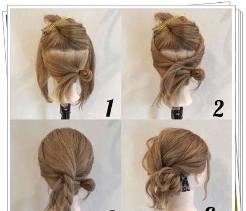  齐肩发的简单扎法12种