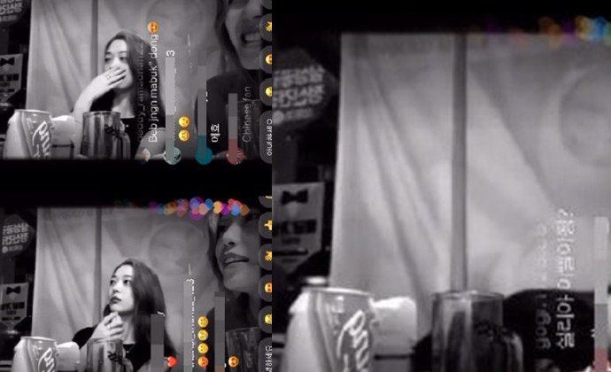 雪莉直播被男粉骚扰 透露称自己不太敢出门