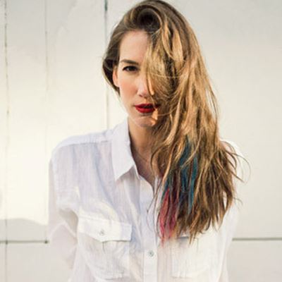 发尾渐变色头发图片 适合黑色头发的发尾渐变