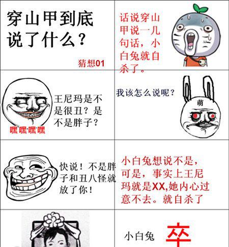 暴走大事件穿山甲说了什么意思