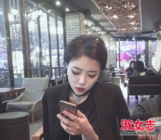 2017最火的女生中性短发发型