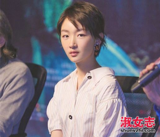 2017最火的女生中性短发发型