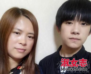 易烊千玺妈妈照片 易烊千玺妈妈资料 家庭背景