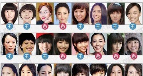 白百合和王珞丹对比图 长得太像了傻傻分不清楚