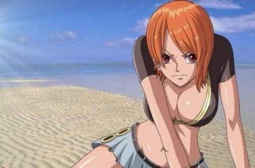 海贼王娜美禁图欣赏 凸点湿身诱惑展现完美身材(图片)