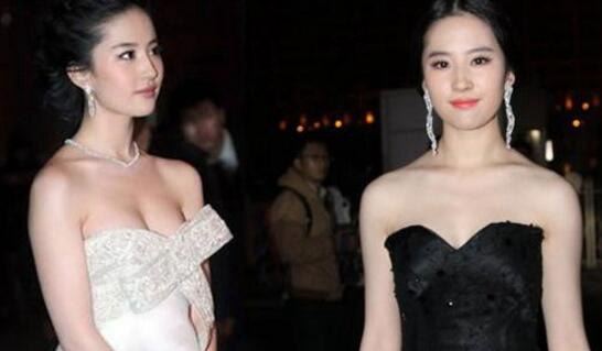 刘亦菲的胸有多大 神仙姐姐B罩胸型完美不油腻