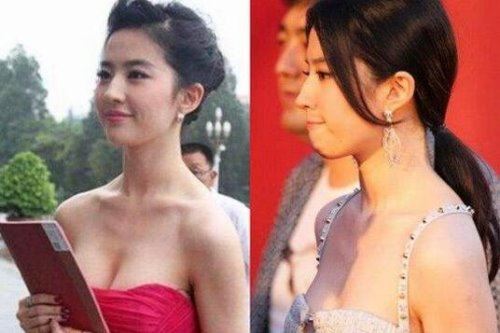 刘亦菲的胸有多大 神仙姐姐B罩胸型完美不油腻