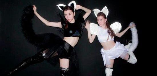 双胞胎组合BY2童年照曝光 超Q萌模样整容成现在的混血儿