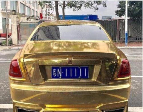 黄金劳斯莱斯粤n11111车牌车主是谁 车主乃26岁的亿万富翁
