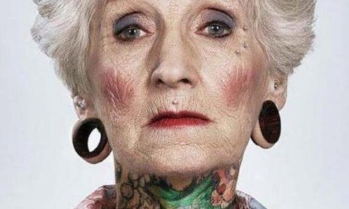 纹身老了后的恶心图片 皮肤松弛后巨丑(但并不影响时尚)