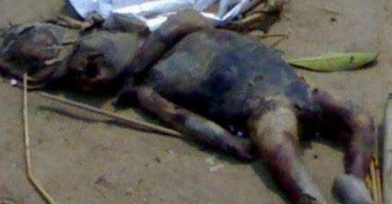 揭秘最真实的水鬼图片 水猴子强迫人落水当替死鬼