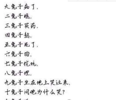 恐怖童谣十只兔子的故事答案 二兔子才是害死五兔子的真凶