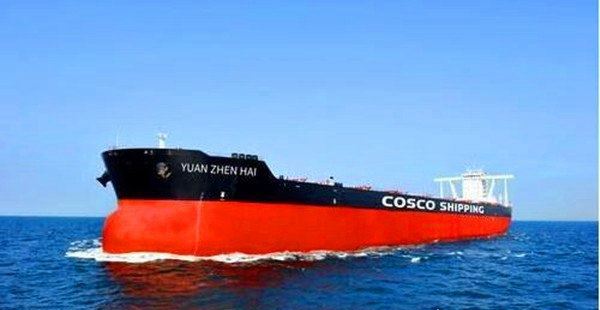 中国最大货轮 新一代矿砂船(长362米/宽65米/载重40万吨)