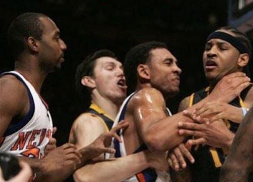 盘点NBA史上15大斗殴事件 麦迪逊斗殴事件十人被驱逐