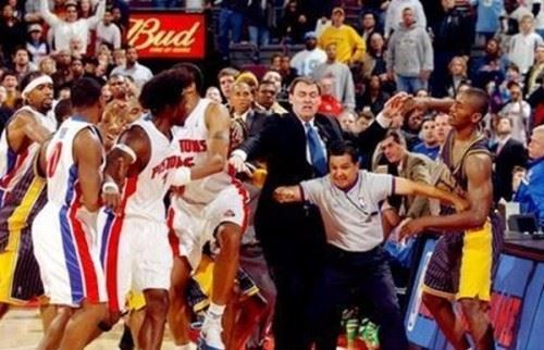 盘点NBA史上15大斗殴事件 麦迪逊斗殴事件十人被驱逐