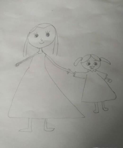 怎样画一幅母亲节送给妈妈的画