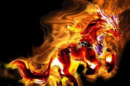 神兽火麒麟图片盘点 中国古代祥瑞神兽的传说