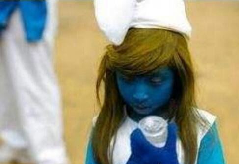 世界第五人种 蓝色人种是真实存在(奥坎基查尔族人就是)