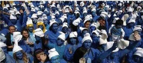 世界第五人种 蓝色人种是真实存在(奥坎基查尔族人就是)