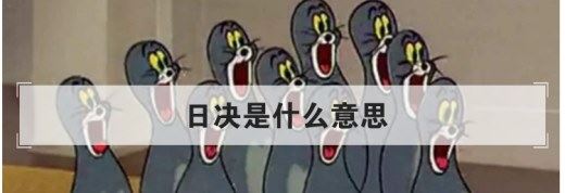 日决是什么意思？