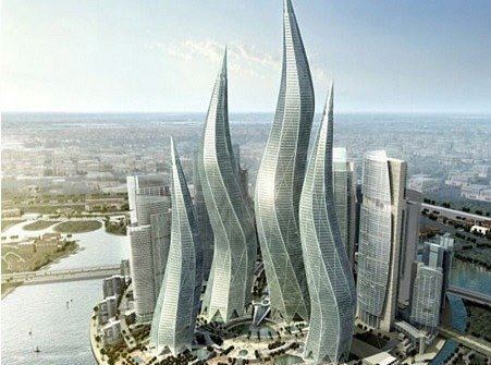 迪拜十大疯狂建筑 风中烛火大厦最妖娆(迪拜塔乃世界最高楼)