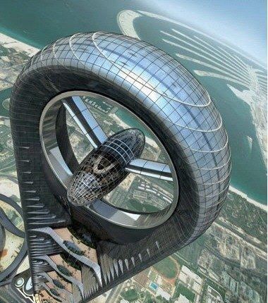 迪拜十大疯狂建筑 风中烛火大厦最妖娆(迪拜塔乃世界最高楼)