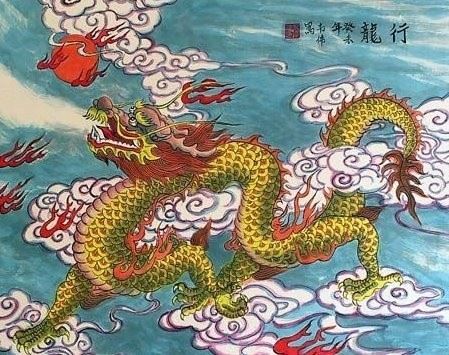 飞机上拍到真龙 真龙现身征兆着什么？