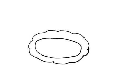 怎么画月饼的简笔画？