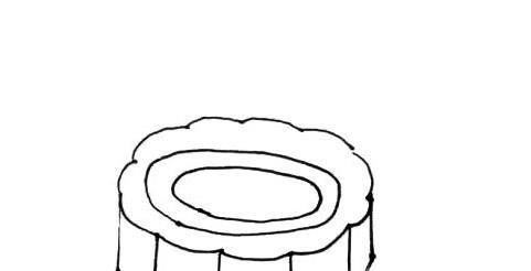 怎么画月饼的简笔画？