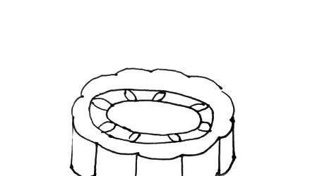 怎么画月饼的简笔画？